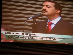 Deputado Itamar Borges utiliza tribuna para defender o início imediato das obras de duplicação da Rod. Euclides da Cunha