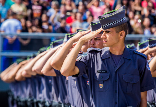 Formatura de Soldados para a Polícia Militar