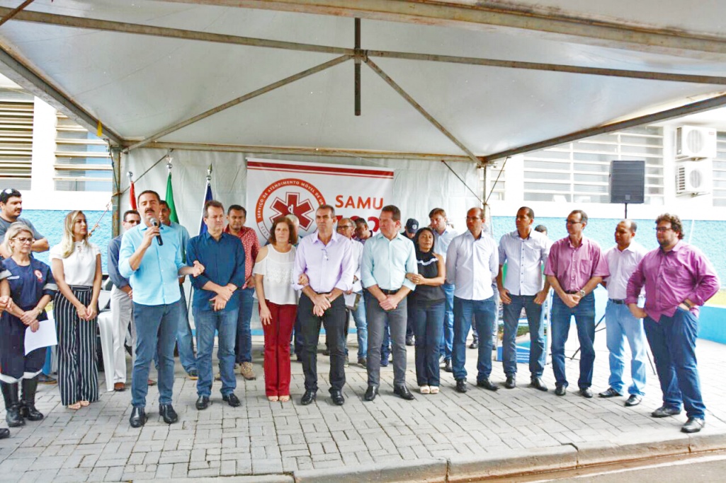 Itamar Borges participa de  inauguração do SAMU em Santa Fé do Sul
