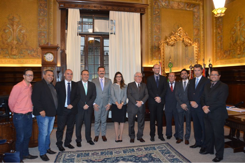 Comitiva e Itamar Borges pedem prioridade na construção do novo prédio do Fórum da Comarca de Urânia na Secretaria e no Tribunal de Justiça