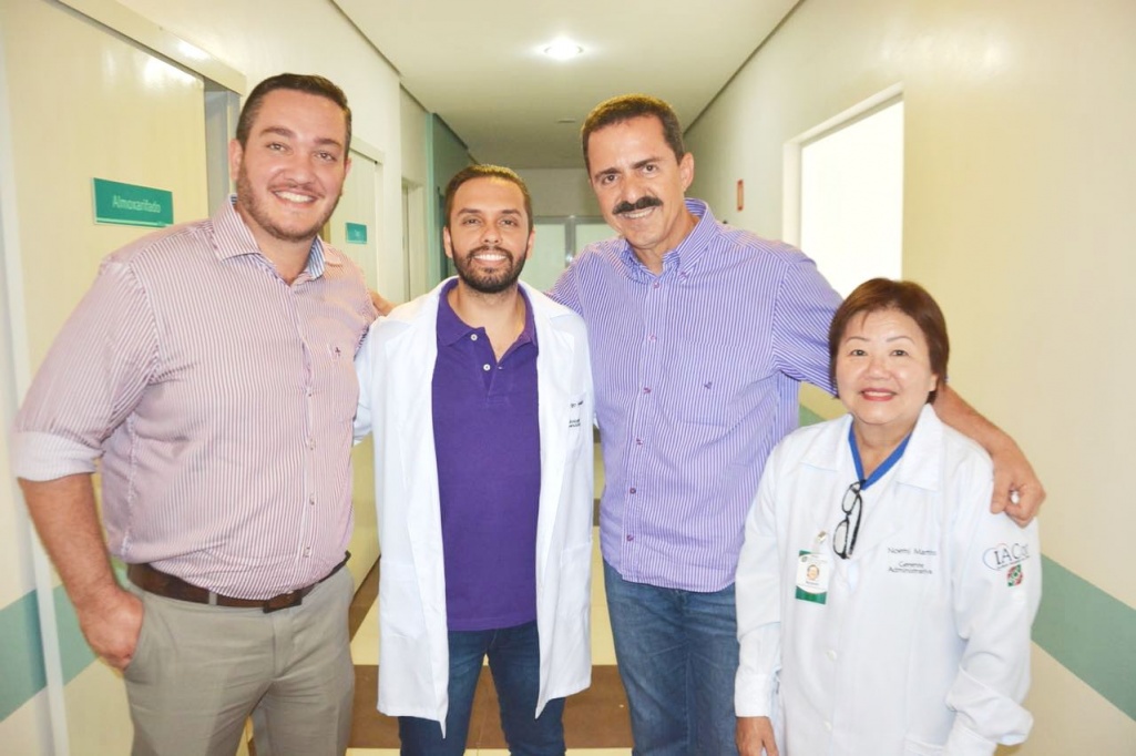 Em Fernandópolis, deputado Itamar Visita Santa casa e Associação Maria João de Deus