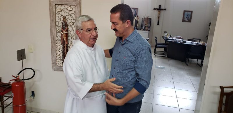 Itamar Borges visita obras da Associação e Fraternidade São Francisco de Assis em Jaci