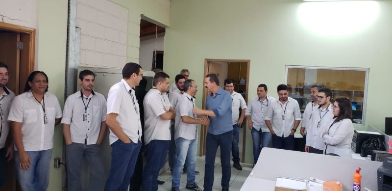 Itamar Borges visita obras da Associação e Fraternidade São Francisco de Assis em Jaci