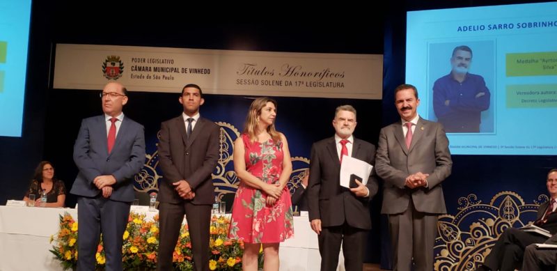 Câmara de Vinhedo realiza Sessão Solene para entrega de Títulos Honoríficos