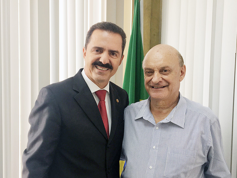 Itamar Borges visita superintendente do DNPM