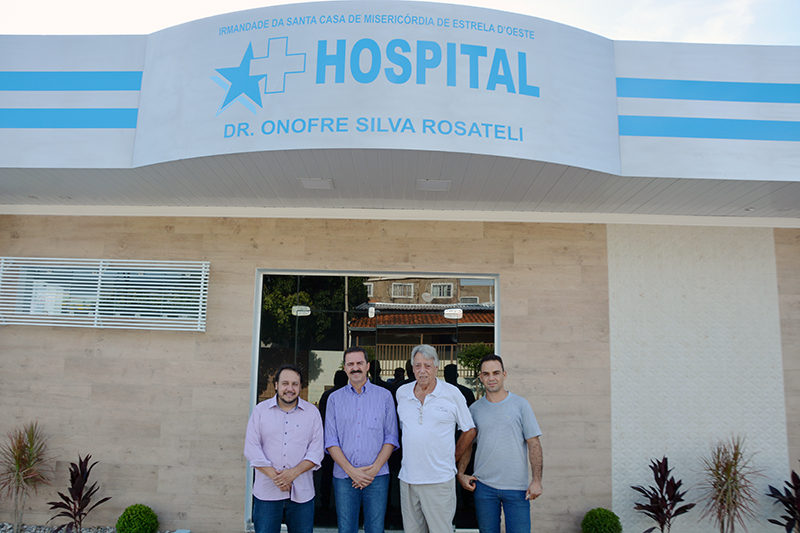 Deputado Itamar Borges visita Santa Casa de Estrela D’Oeste