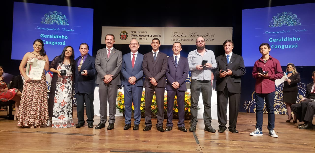 Câmara de Vinhedo realiza Sessão Solene para entrega de Títulos Honoríficos