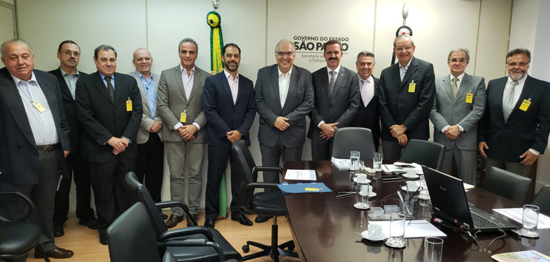 Secretário de Logística e Transportes recebe representantes da Frente Parlamentar da Indústria da Construção