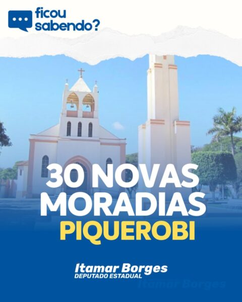 Novas moradias em Piquerobi